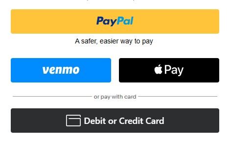 Secure PayPal Payment